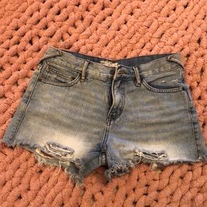 Free People denim shorts